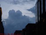 Dusk Cloudscape Perspective, Boylston Street near Copley