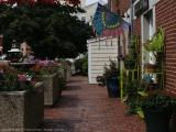 Shop Fronts and Sidewalk, Pickering Wharf, Salem, Mass.