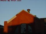 Red Brickwork in Sunset Light, South End, Boston, Mass.