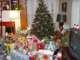 Christmas Tree and Presents, Groveland, New York