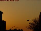 Sunset Sky With Bare Trees & Jet Streak, Kenmore Square
