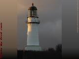 Cape Elizabeth Lighthouse in Winter Sunset Light, Maine