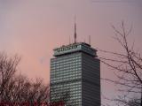 Prudential Tower Against Sunset Pastels, Boston