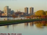 Edge Lit Boston # 9, Esplanade Clearing Pond Perspective