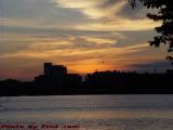 Spectacular Sunset Over MIT Dormitories, from Esplanade