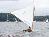 Cotuit Skiff Making Time, Cotuit Bay, Cape Cod, Mass.