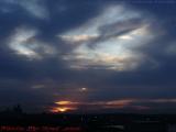Sunset Cloud Cover, From Tobin Bridge, Boston, Mass.