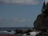 Rocky Coast Perspective With Light House, Fort William