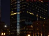Dusk Architectural Lighting and Reflections, Copley Square