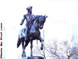 George Washington Riding From The Public Garden, Boston