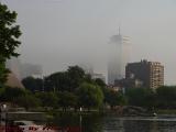 Thin Cloud Low Over Boston Afternoon, from Hatch Shell