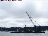 Work Barge Under Heavy Clouds, Marstons Mills, Mass.