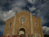 Sacred Heart Church Against Dramatic Sky, Milford, Mass.