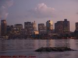 Downtown Boston in the Gloaming, East Boston Perspective