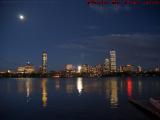 Back Bay Reflecting On The Charles, from Memorial Drive