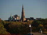 Back Bay Steeples Over Community Boating, Boston