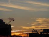 Sunset Fires Over Fenway Park, Boston, Massachusetts