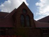 Stained Glass and Clouds, St. Stephens Episcopal, Lynn