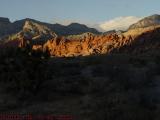 Sunset Lighting Accents, Red Rock Canyon, Nevada