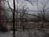 Winter Perspective of Ice and Clouds, Groveland, New York