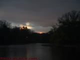 Elginwood Pond Peppered With Rain at Sunset, Peabody