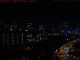 Boston Skyline at Night, from Tobin Bridge