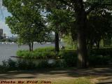 Secluded Overlook on the Charles, Esplanade, Boston