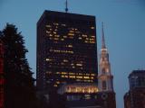 Park Street Church Perspective in Dusk Light, Boston