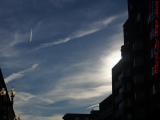 Afternoon Sky With Jet Streak, Boylston St. at Hynes