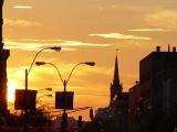 Autumn Sunset Redux, Beacon St., Kenmore Square, Boston