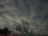 Winter Clouds Over a Snow Covered Roofline, Peabody, Mass.