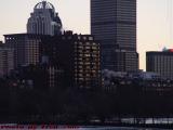 Cold Dusk Post-Sunset Perspective Over the Charles River