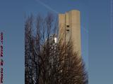 Christian Science Tower, 111 Huntington Through Bare Trees