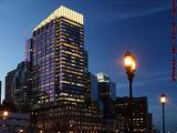 Boston Waterfront at Fort Point Channel in Gloaming Light