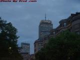 Cloudy Evening Perspective, Commonwealth Avenue, Boston