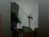 Crane Working Under Cloudy Skies, Prudential Area, Boston