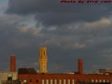 Late Afternoon December Skyline, South End Perspective