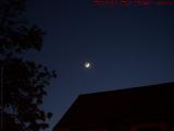 Crescent Moon Over Brookings Street, Medford, Mass.