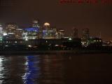 Downtown Boston With Waves and Reflections, Drydock Ave.