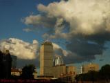 Hot Clouds Ready to Chomp on the Back Bay, Boston