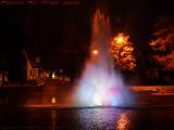 Flax Pond Fountain in Night's Light, Lynn, Massachusetts