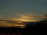 Sunset Sky With Jet Streaks, Groveland, New York