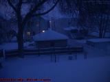 Gloaming Blue, More Snow in Medford, Massachusetts