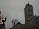New Prudential Area Skyline Under Cloudy Skies, Boston