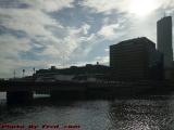 Dramatic Cloudscape Over Summer Street Bridge, Boston