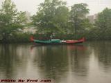 No Gondola Rides Today, Charles River in Rain, Boston