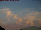 Sunset Cloudscape Over Highway Deptartment Barns, Medford