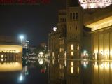 Christian Science Plaza Reflecting Pool in Available Light