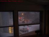 Window Accumulating Snow, in Available Light, Medford
