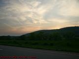 Sunset Sky Over the Southern Tier Expressway, Olean, NY